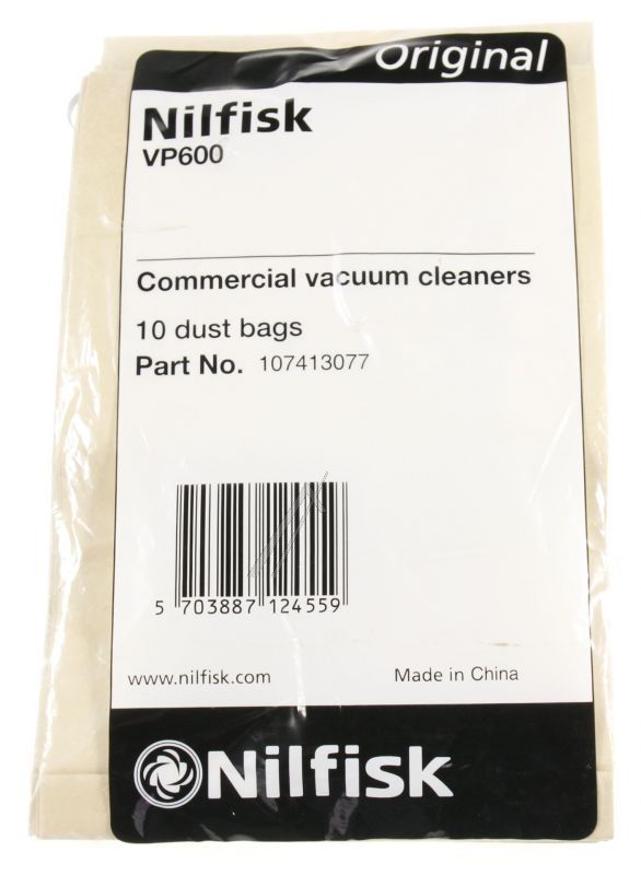 Nilfisk 107413077 Staubsaugerbeutel - Staubbeutel 10 stück