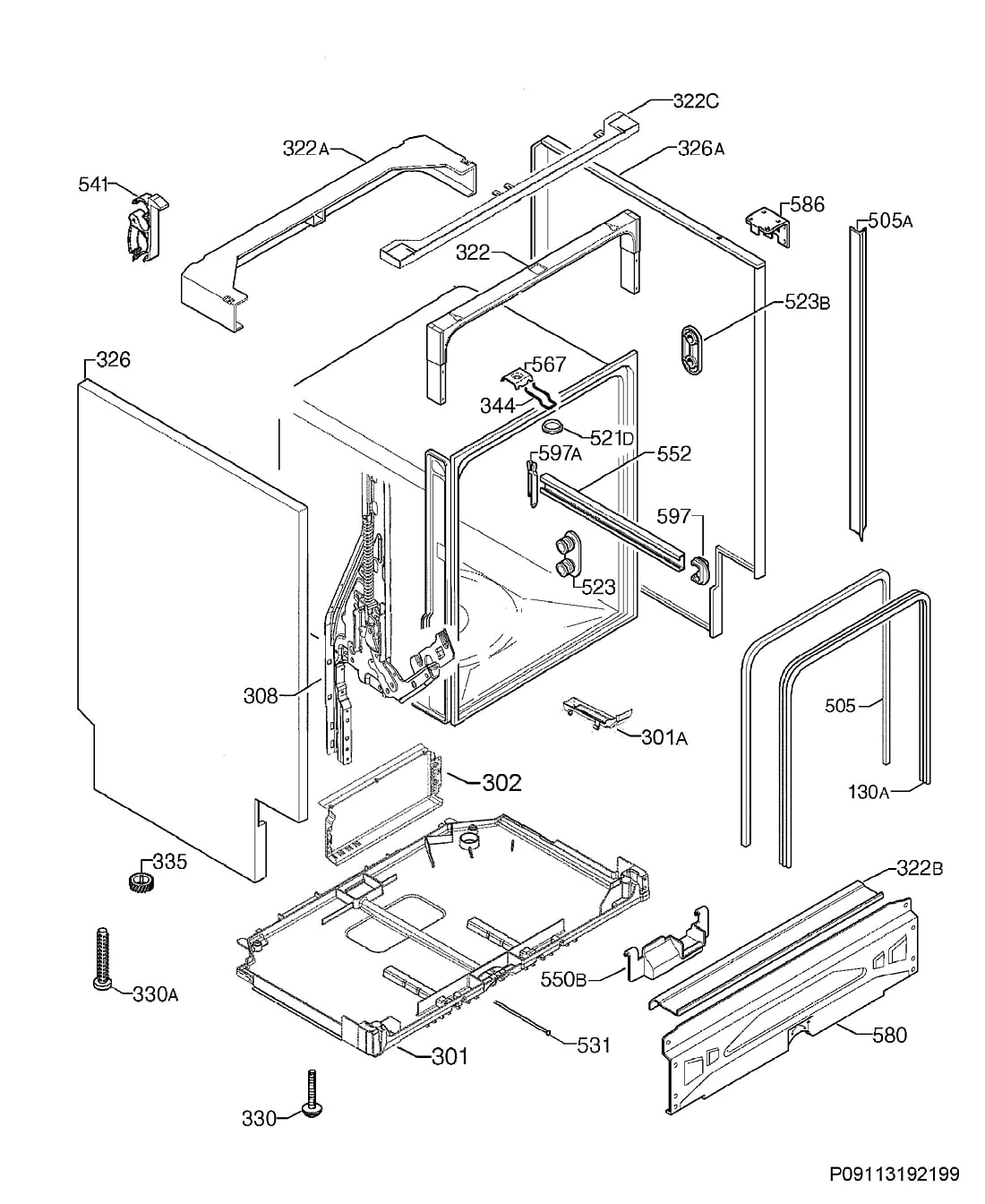 Explosionszeichnung Ikea 91153914603 LAGAN Explosionszeichnung Ikea 91153914603 LAGAN