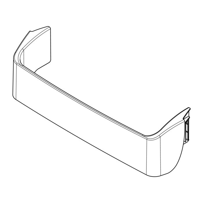 AEG Electrolux 2632000051 Türfach - Flaschenfach,weiss,7801, 120mm