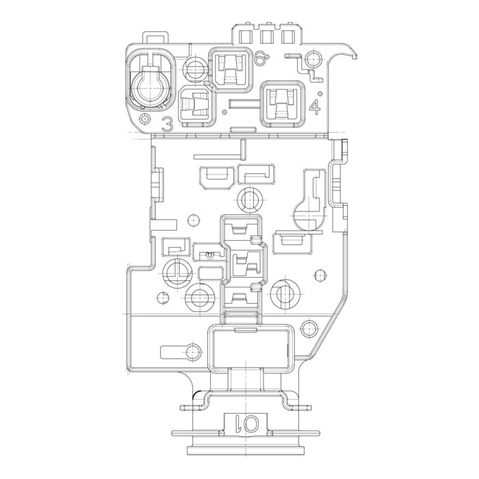 AEG Electrolux 2425073034 Lampenfassung - Thermostathalter,integriert