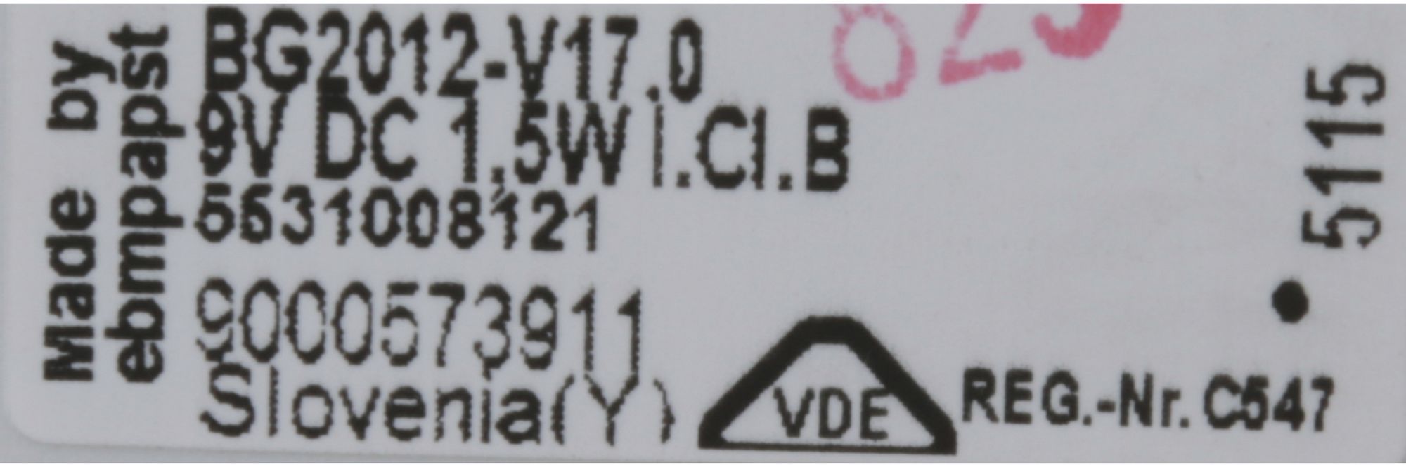 BSH Bosch Siemens 00742827 Lüfter - Lüfter