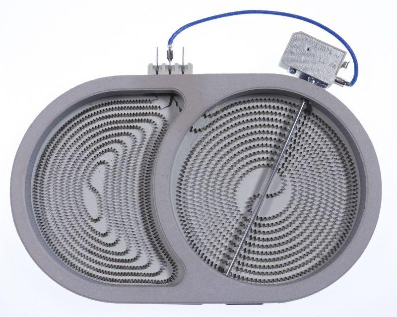 Whirlpool Indesit 488000851775 Bräter-Strahlungsheizkörper - C00851775 oval double zone heater 230v th0