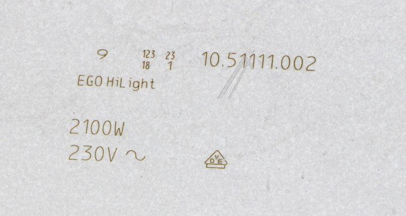 Teka 60702015 Strahlenheizkörper - Vt plate 2100 w - ø 210