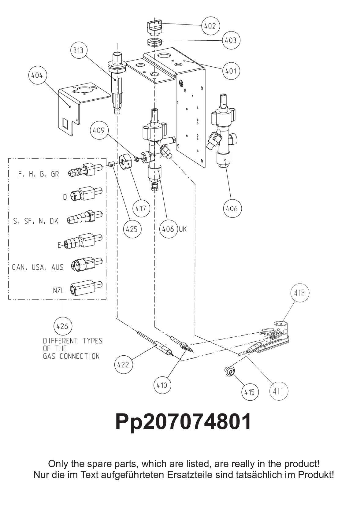 Explosionszeichnung Dometic 921369721 RC2200 Explosionszeichnung Dometic 921369721 RC2200