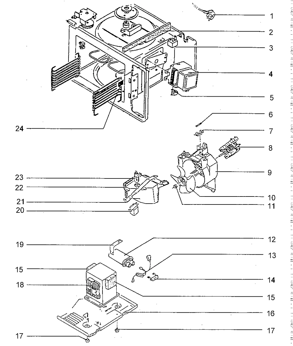 Explosionszeichnung AEG 94700227100 Micromat Duo 220 W