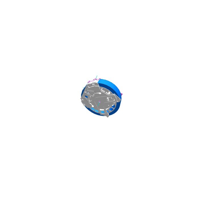 AEG Electrolux 140167648017 Kabelaufroller für Staubsaugernetzkabel - Enrouleur de câble,eu 9m