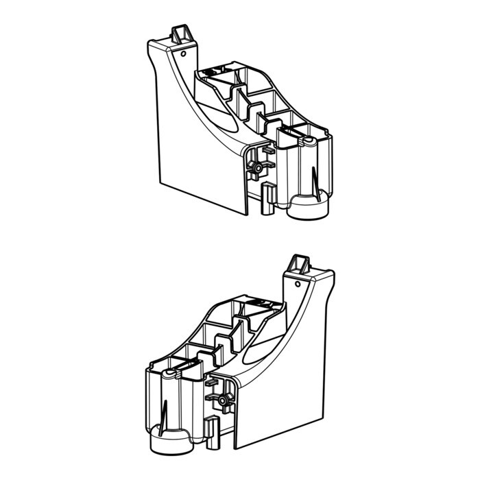 AEG Electrolux 1172460204 - Fusshalter,vorne,links