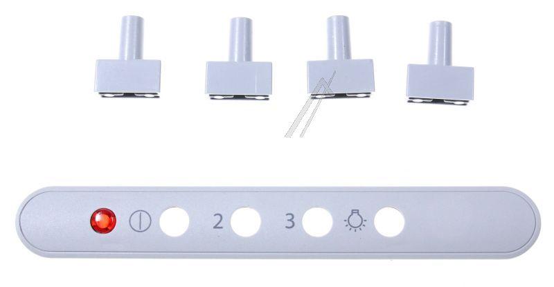 AEG Electrolux 4055322921 Bedienteilblende - Bedienblende,grau,taste.3v g s.