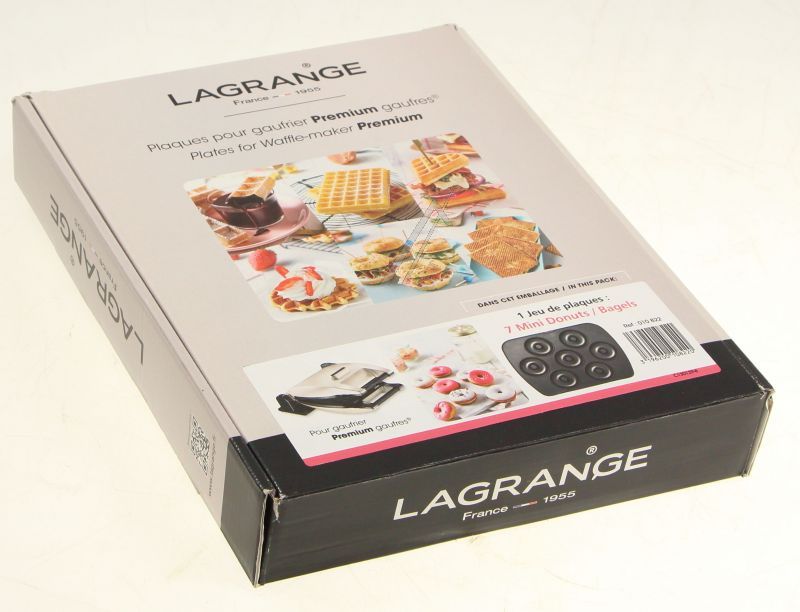 Lagrange 010822 Waffelplatte - Mini donuts / mini bagels plate