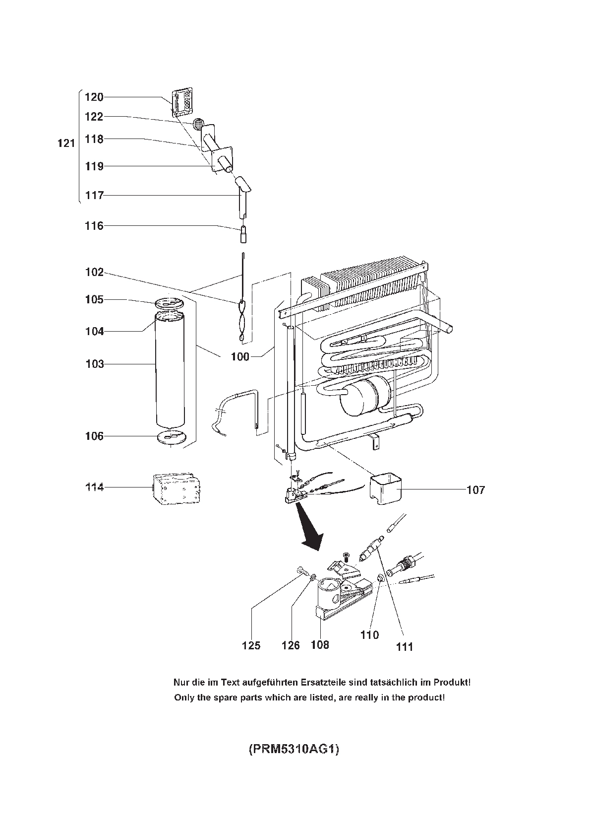 Explosionszeichnung Dometic 921073217 RM5380 Explosionszeichnung Dometic 921073217 RM5380