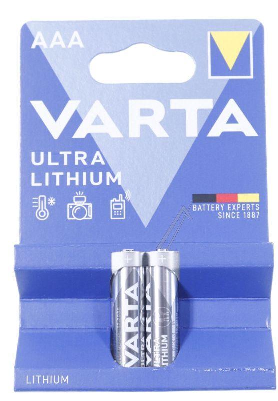 Varta 6103301402 Batterie - Lr03 1,5v micro professional lithium aaa passend für varta 2er blister