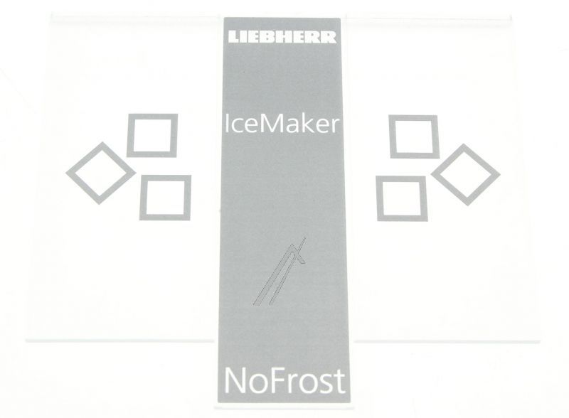 Liebherr 743839600 Blende - Info-blende bedr. nofrost ice-maker Liebherr 743839600 Blende - Info-blende bedr. nofrost ice-maker