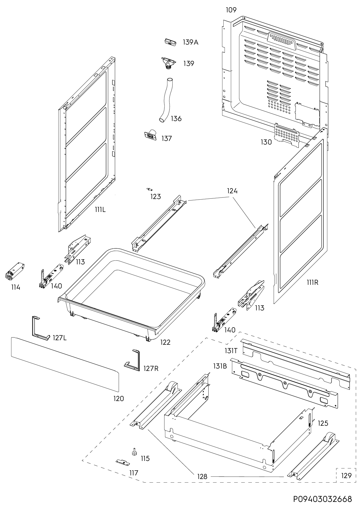 Explosionszeichnung AEG 94794151800 EKI64409SW