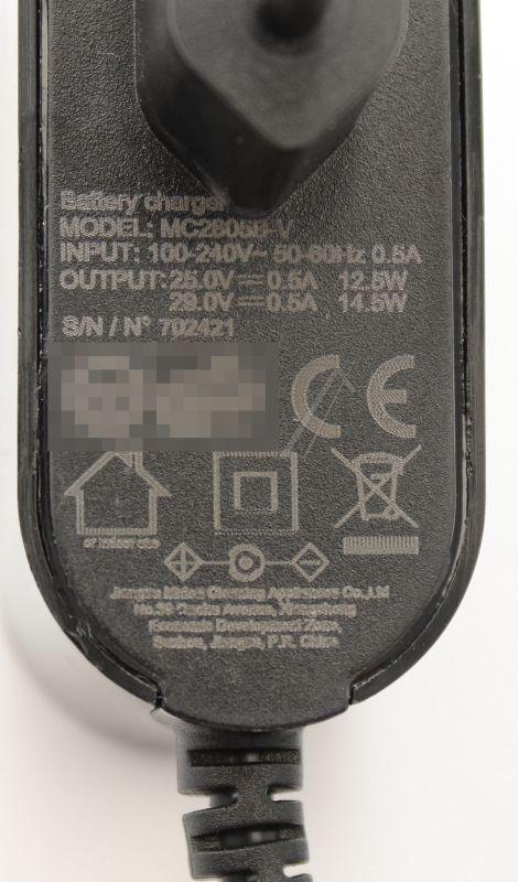 Midea 17475000019194 - Mc2805b-v steckernetzteil, 29vdc/0,5a
