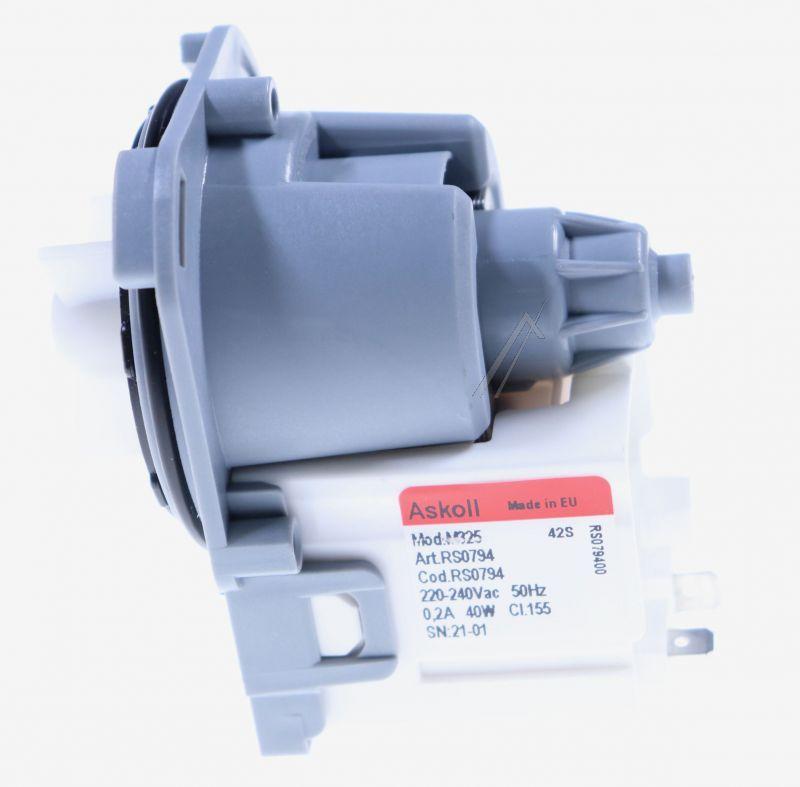 Laugenpumpe Askoll RS0794 für Waschmaschine M325 Pumpenmotor 40W Bajonett Ersatzteil
