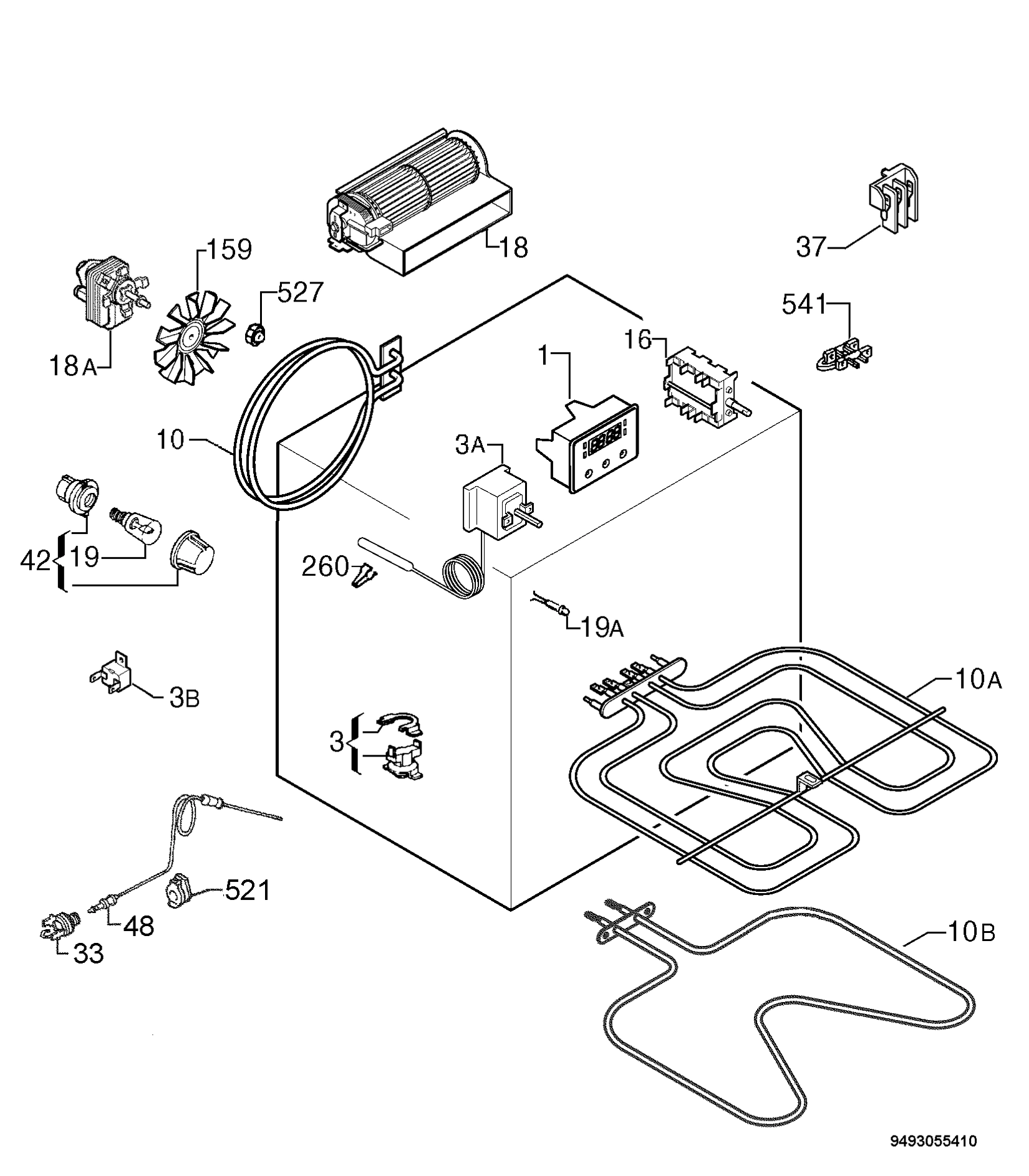 Explosionszeichnung Ikea 94971304600 FOV