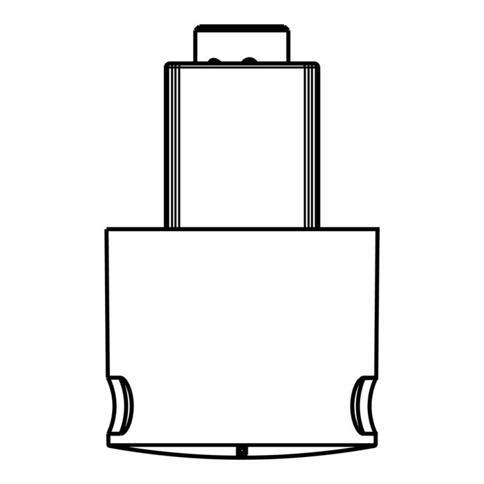 AEG Electrolux 3425878026 Knebel - Pokretlo,plyta grzewcza,podwójny