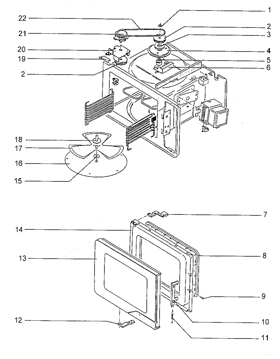 Explosionszeichnung AEG 94700227100 Micromat Duo 220 W