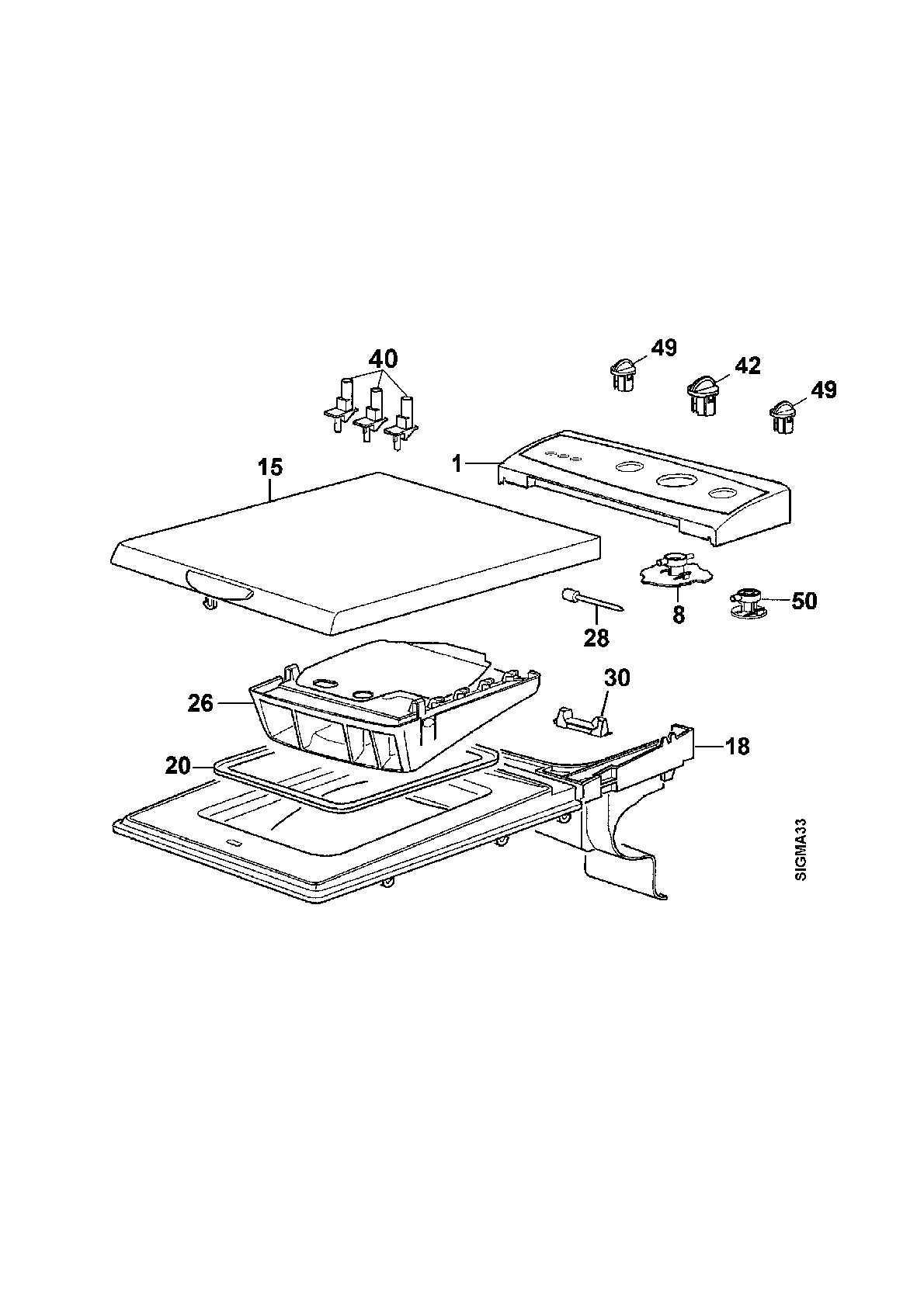 Explosionszeichnung Faure 91320177101 LTV 953