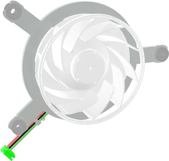 Bosch Siemens Lüftermotor 10004555 für Kühlschrank Lüfter Ersatzteil