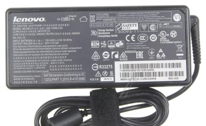 Lenovo 5A10J75112 - Nbc lv lt adl135nlc3a 20v6.75a ad bis
