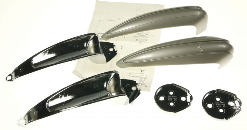 Vestel 42198085 Kühlschranktürgriff - D.handle.assy.kit uno(chrom-matixpainted Vestel 42198085 Kühlschranktürgriff - D.handle.assy.kit uno(chrom-matixpainted
