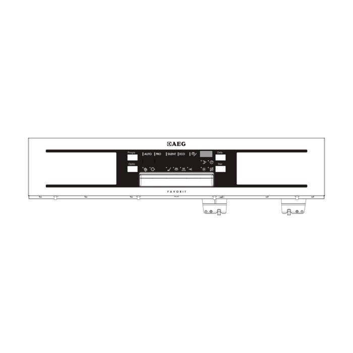 Bedienteilblende 1173715705 für AEG F67032IM0P (91142413100)