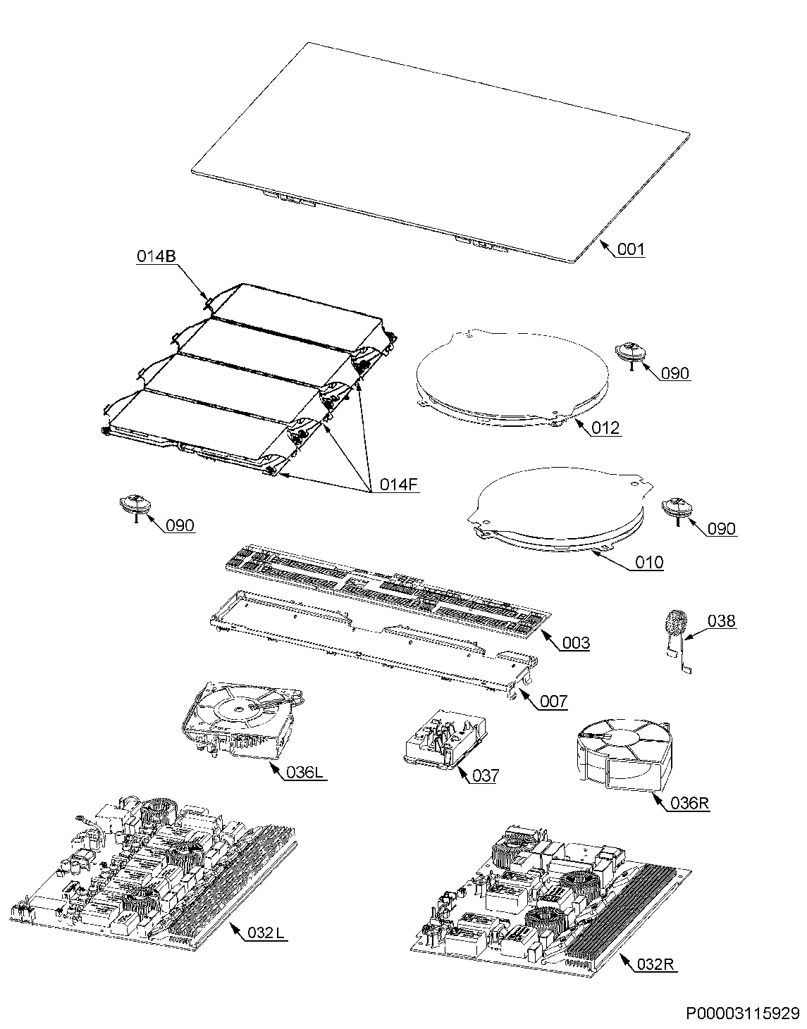 Explosionszeichnung Ikea 94959441000 HÖGKLASSIG HM1