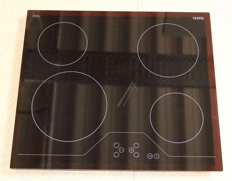Vestel 22040856 Glaskeramikfläche - Ceramic glass assembly(slim design,frt