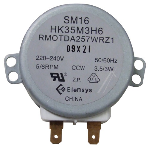 Sharp RMOTDA257WRZ1 Drehtellermotor - Sm16hk35m3h6 damper motor (t/r ehke-649)
