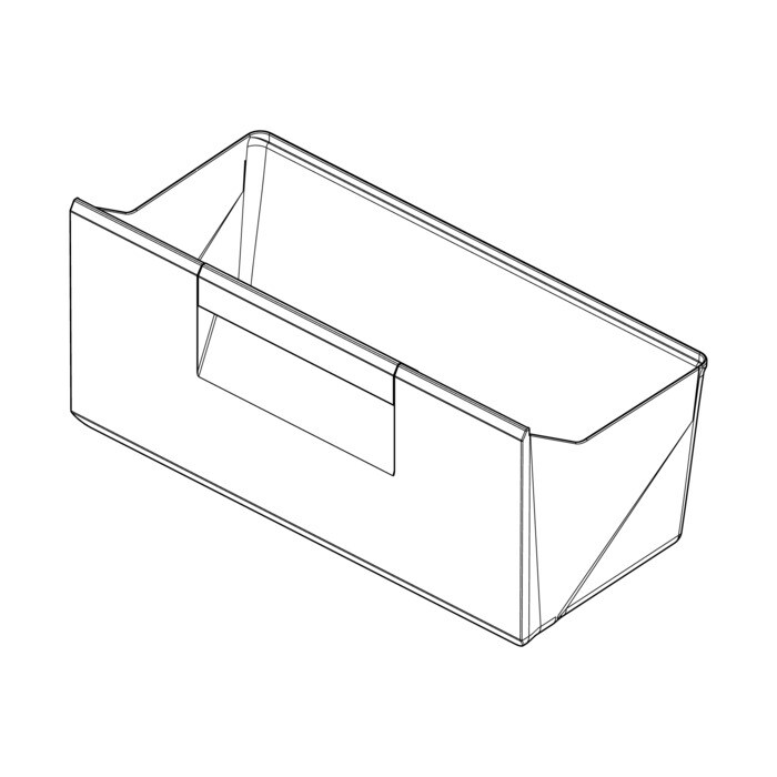 AEG Electrolux 140031190014 Gemüsefach - Gemüseschale,satz,neutral,738,