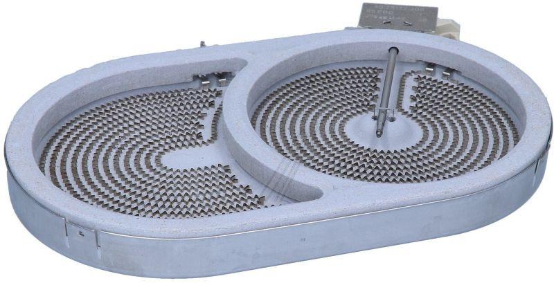Midea 17466100A00012 Strahlenheizkörper - 10.57411.504 zweikreis-strahlungsheizkörper, 2000w, oval