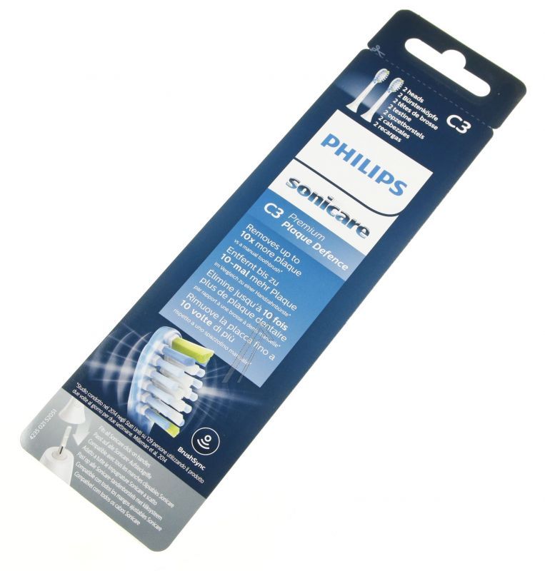 Philips Saeco HX904217 Zahnbürste - Hx9042/17 sonicare c3 premium plaque defense 2er-pack weiss