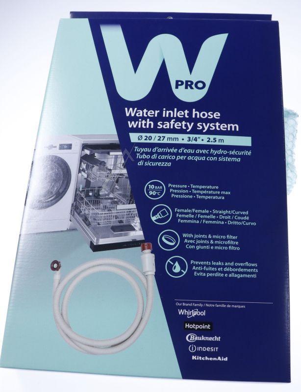 Whirlpool Indesit 488000862492 Einlaufschlauch - C00862492 water inlet safety system 2,5mt