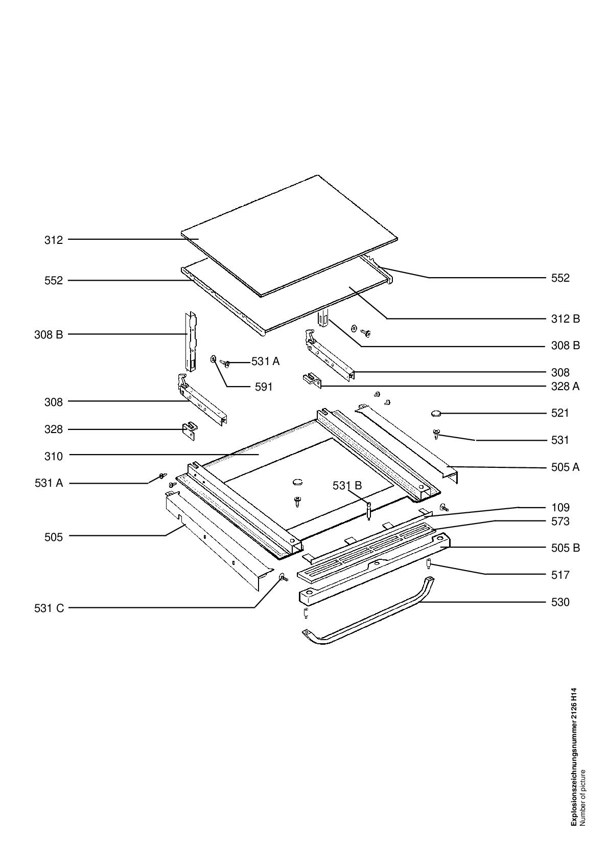 Explosionszeichnung AEG 94031639900 E40402-M2