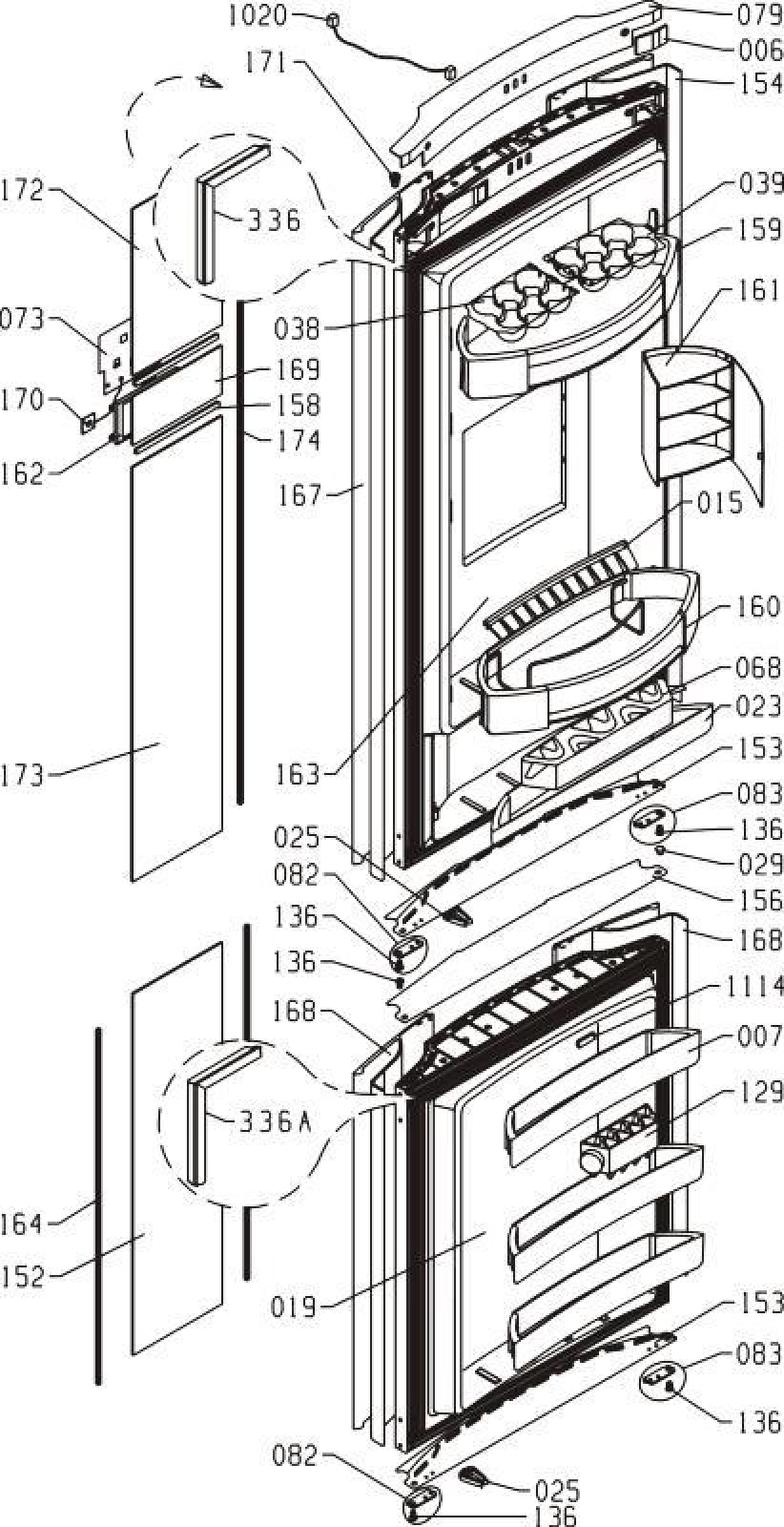 Explosionszeichnung Gorenje 154533 RK2000P2