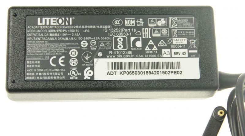 Acer KP06503018 - Kp.06503.018 netzteil, 19v 65w, 1.1x3.0x7.7