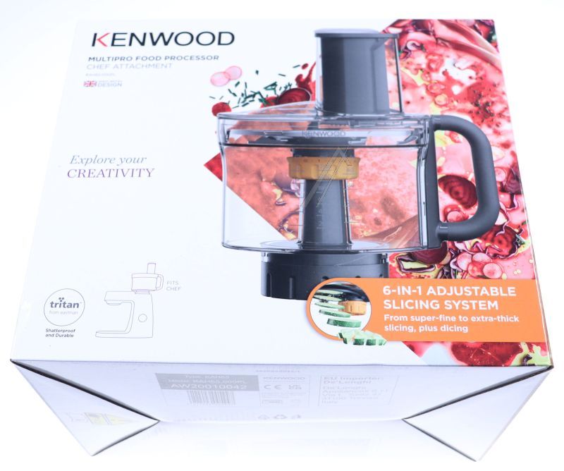 Delonghi AW20010042 Schnitzelwerk - Kah65.000pl multi-zerkleinerer mit tritan-schüssel