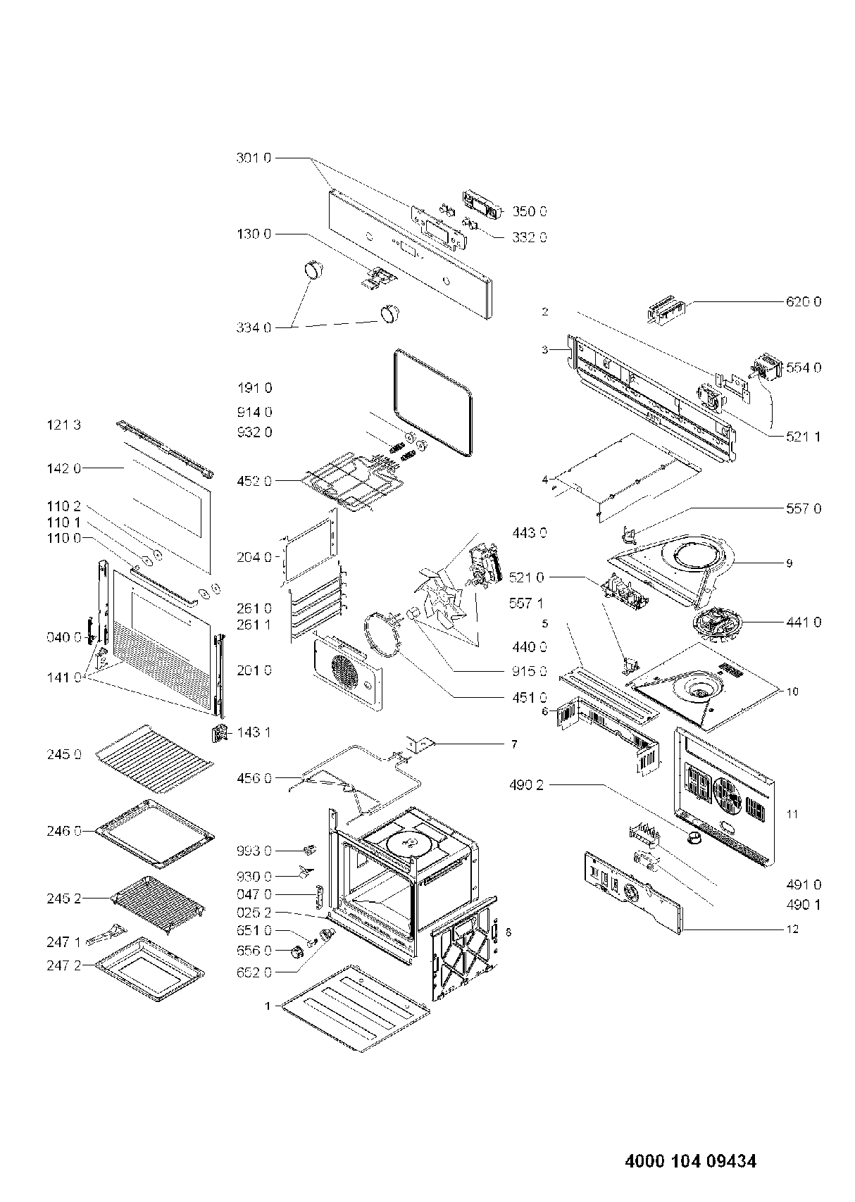Explosionszeichnung Ikea 857924201511 FRAMTID OV9 501 230