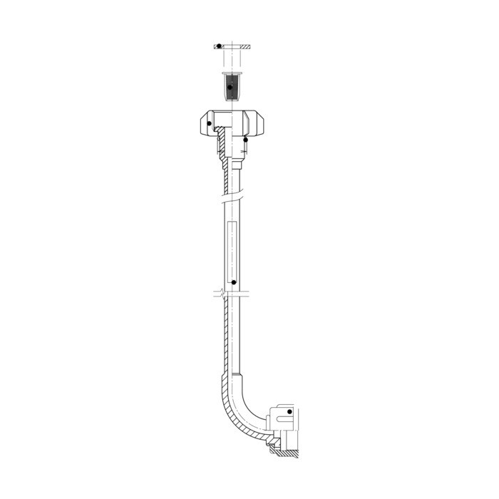 AEG Electrolux 1526125412 - Voedingsslang,1500mm