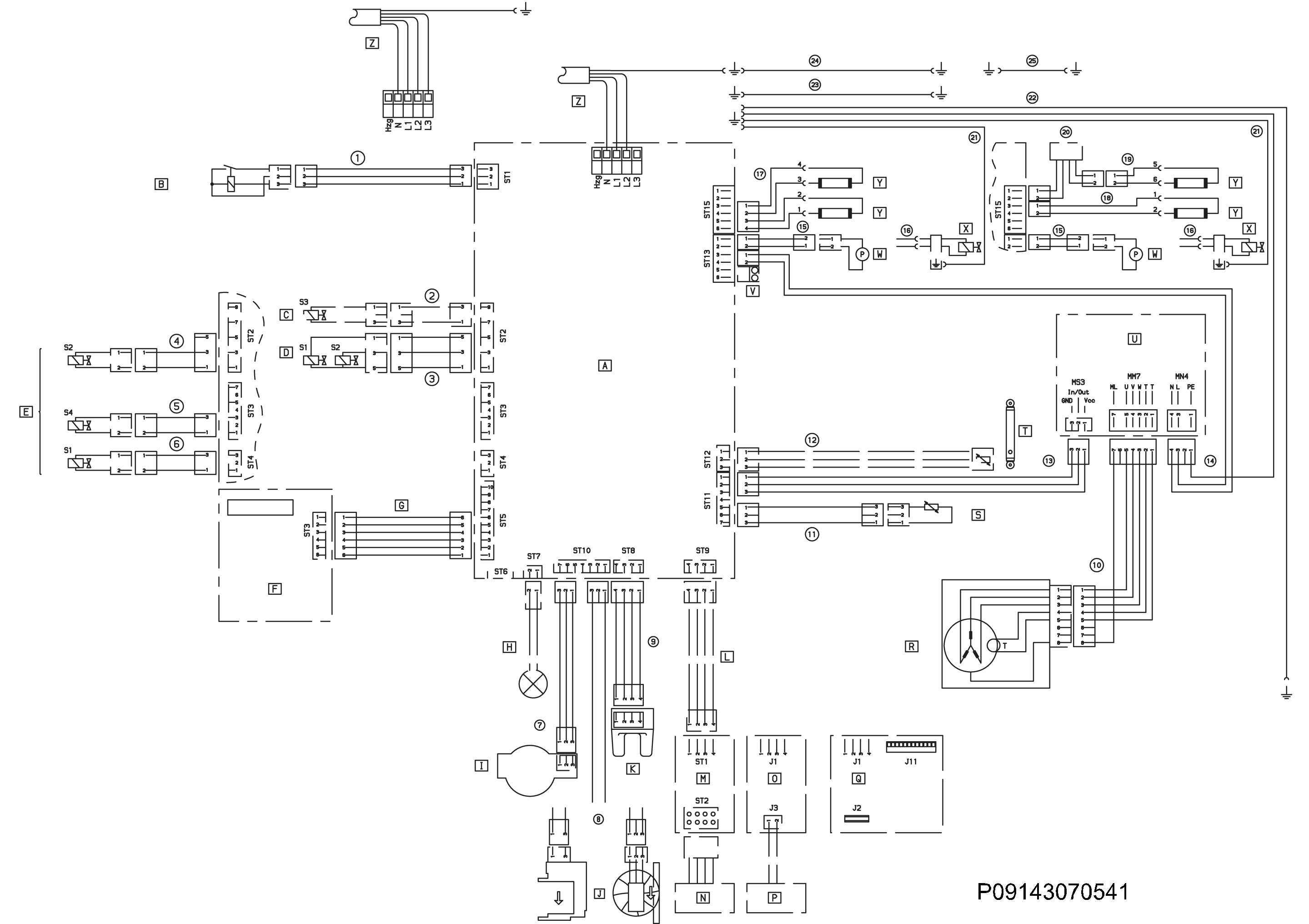 Explosionszeichnung AEG 94908066500 WASL5M102