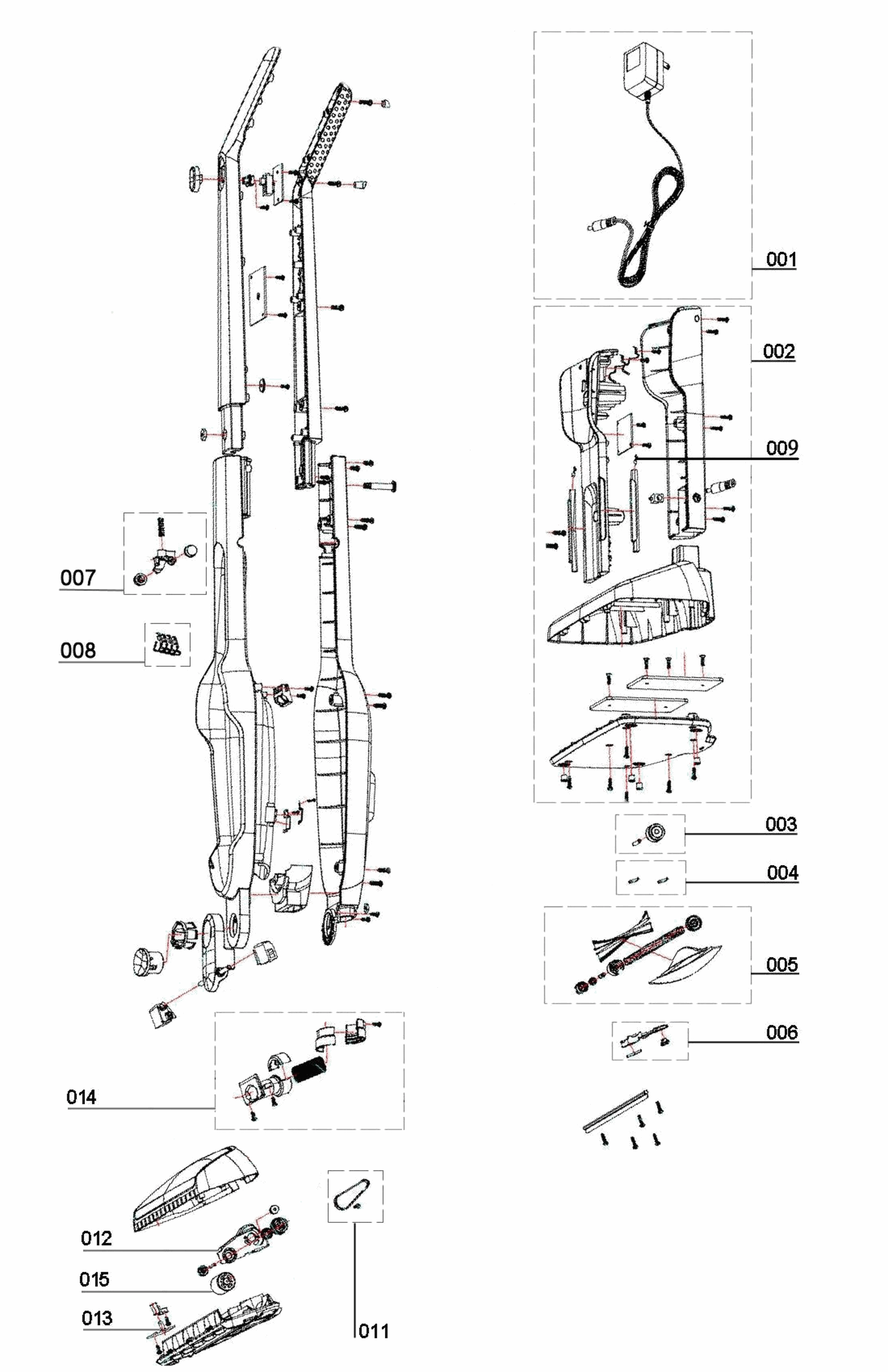 Explosionszeichnung AEG 90005505500 ZB271T