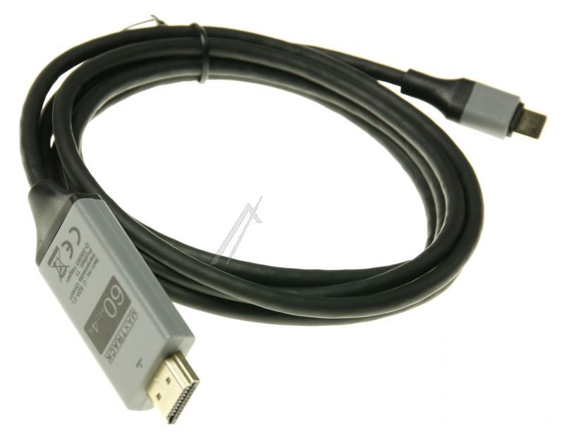 COM HDMI Kabel - Usb-c stecker auf hdmi-a stecker 4k uhd, @ 60 hz, plug & play, 2m