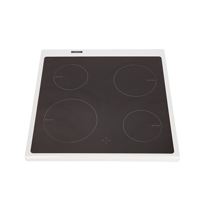 AEG Electrolux 140005556877 Glaskeramikfläche - Glasplatte mit rahmen,weiss,60