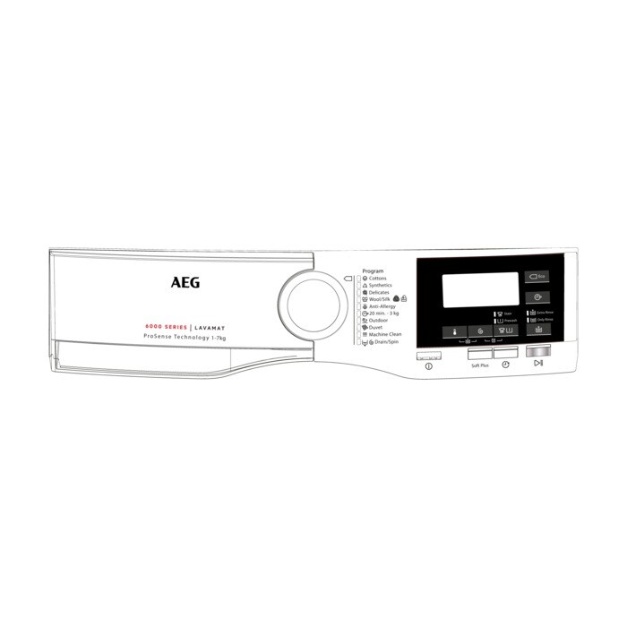 AEG Electrolux 140067674014 Bedienteilblende - Bedienblende,handgriff,aeg,l6f AEG Electrolux 140067674014 Bedienteilblende - Bedienblende,handgriff,aeg,l6f