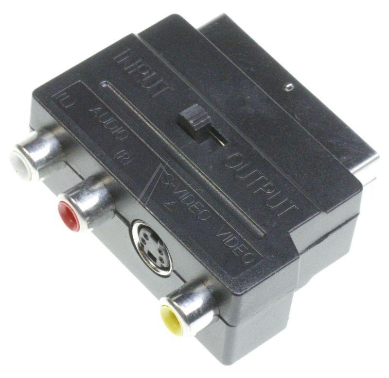 COM - Scartadapter scartst/3xc b/1xs-vhs-buchse mit schalter