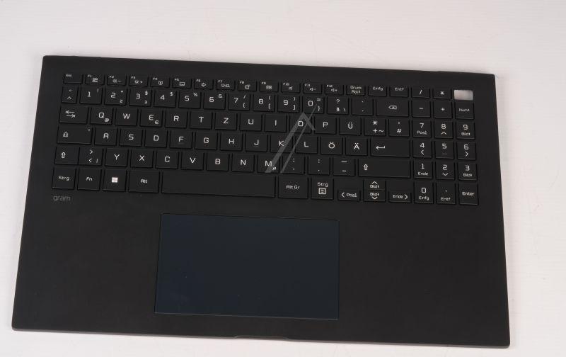 LG AFP76468703 Gehäusedeckel - Royal 16 assy kbd deck k-deck assy for svc, obsidian black, kbd(germany) baklit, for gm