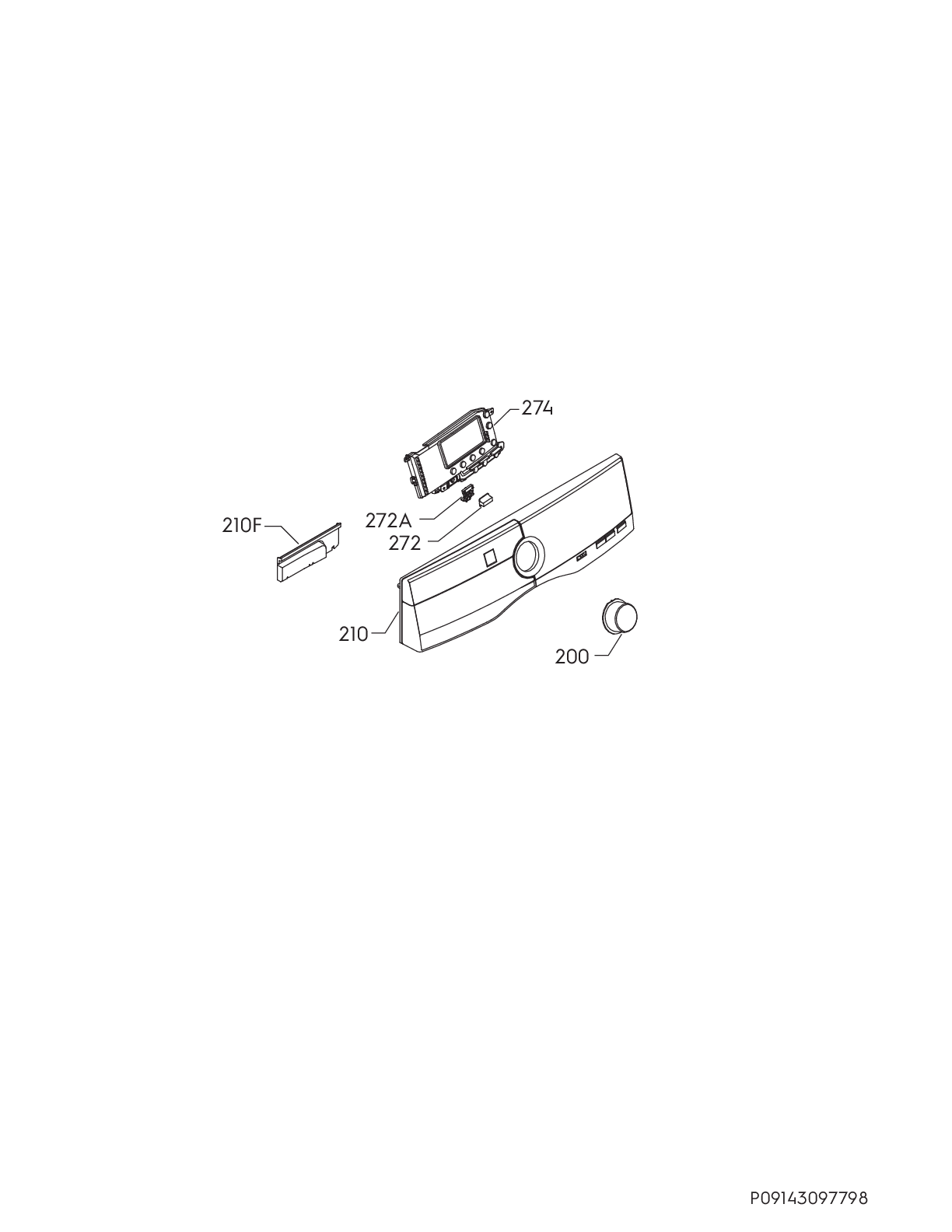 Explosionszeichnung AEG 91460091400 L9WE86605