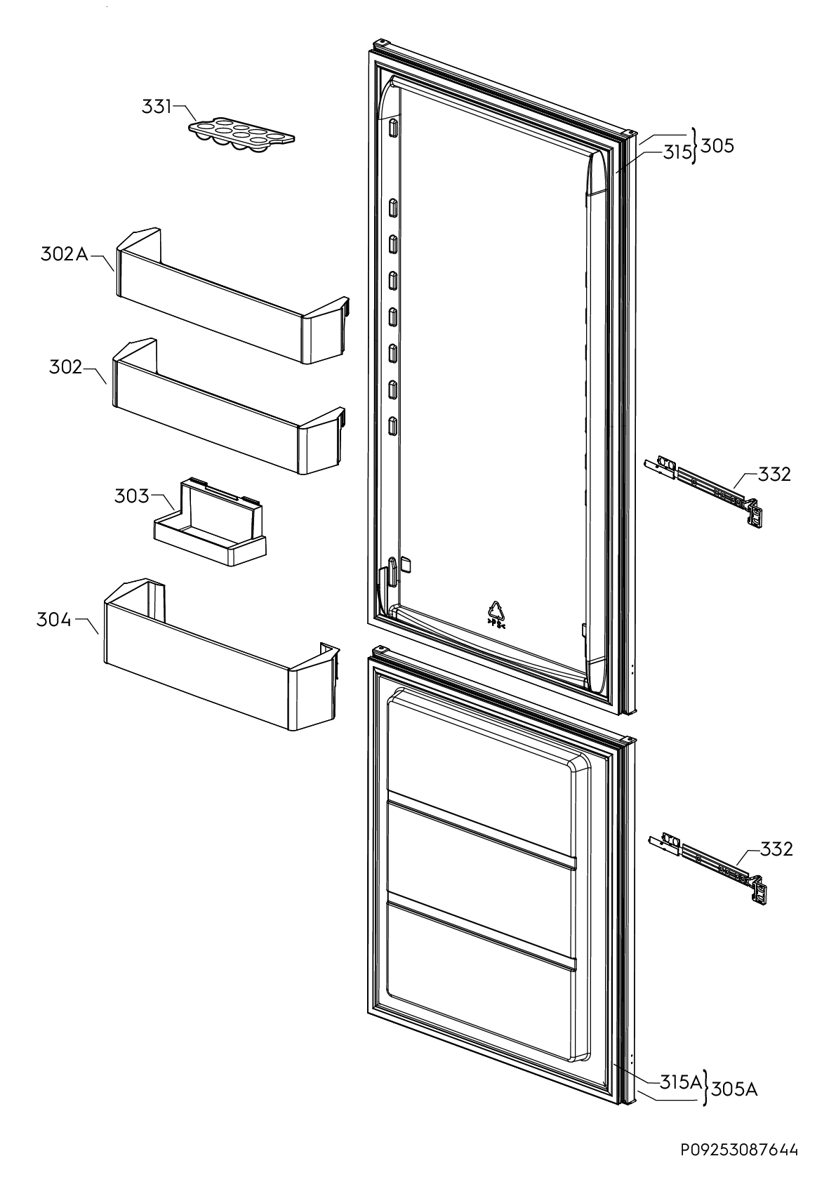 Explosionszeichnung Progress 92551302802 PKG1653 Explosionszeichnung Progress 92551302802 PKG1653