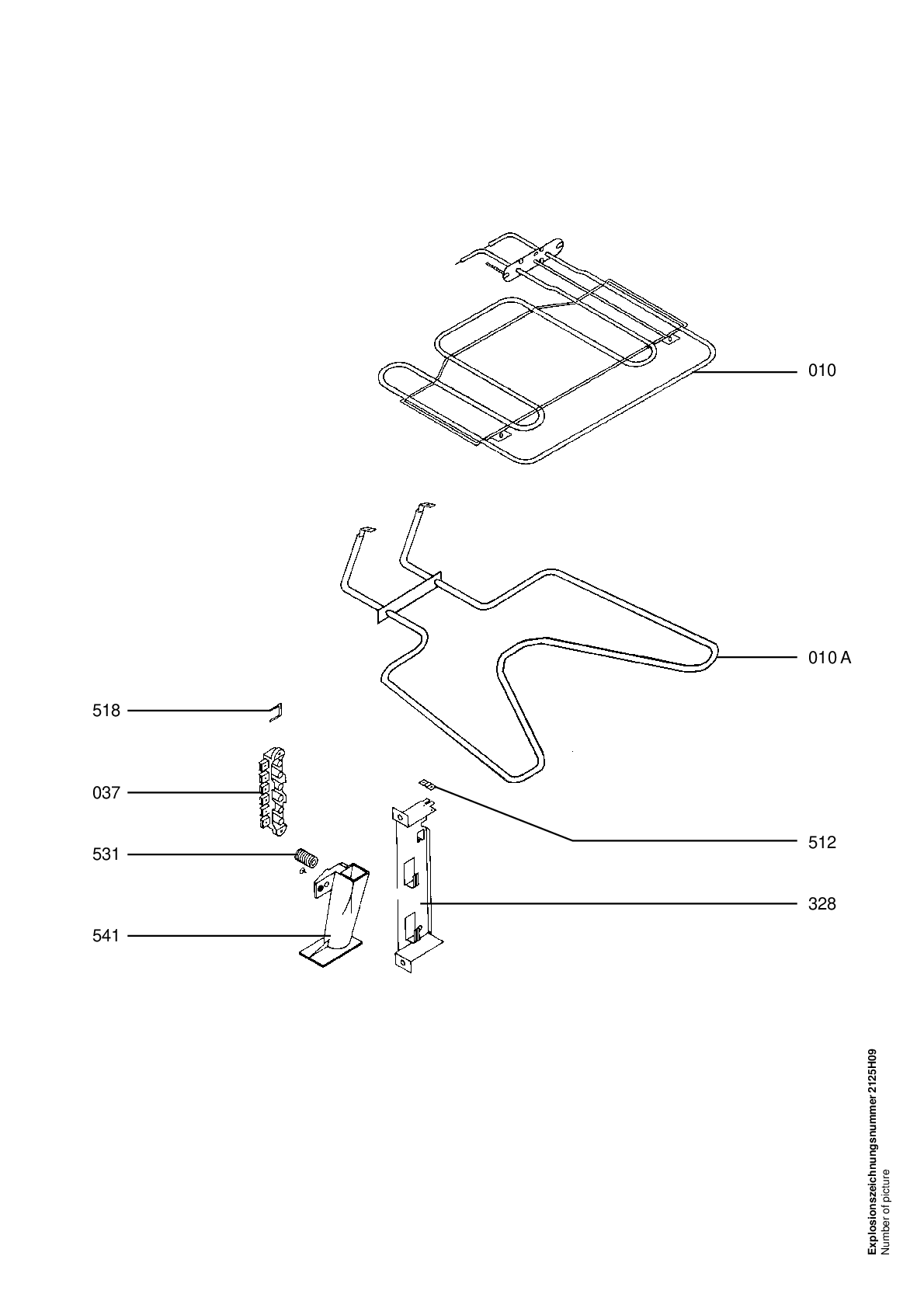 Explosionszeichnung AEG 94031639900 E40402-M2